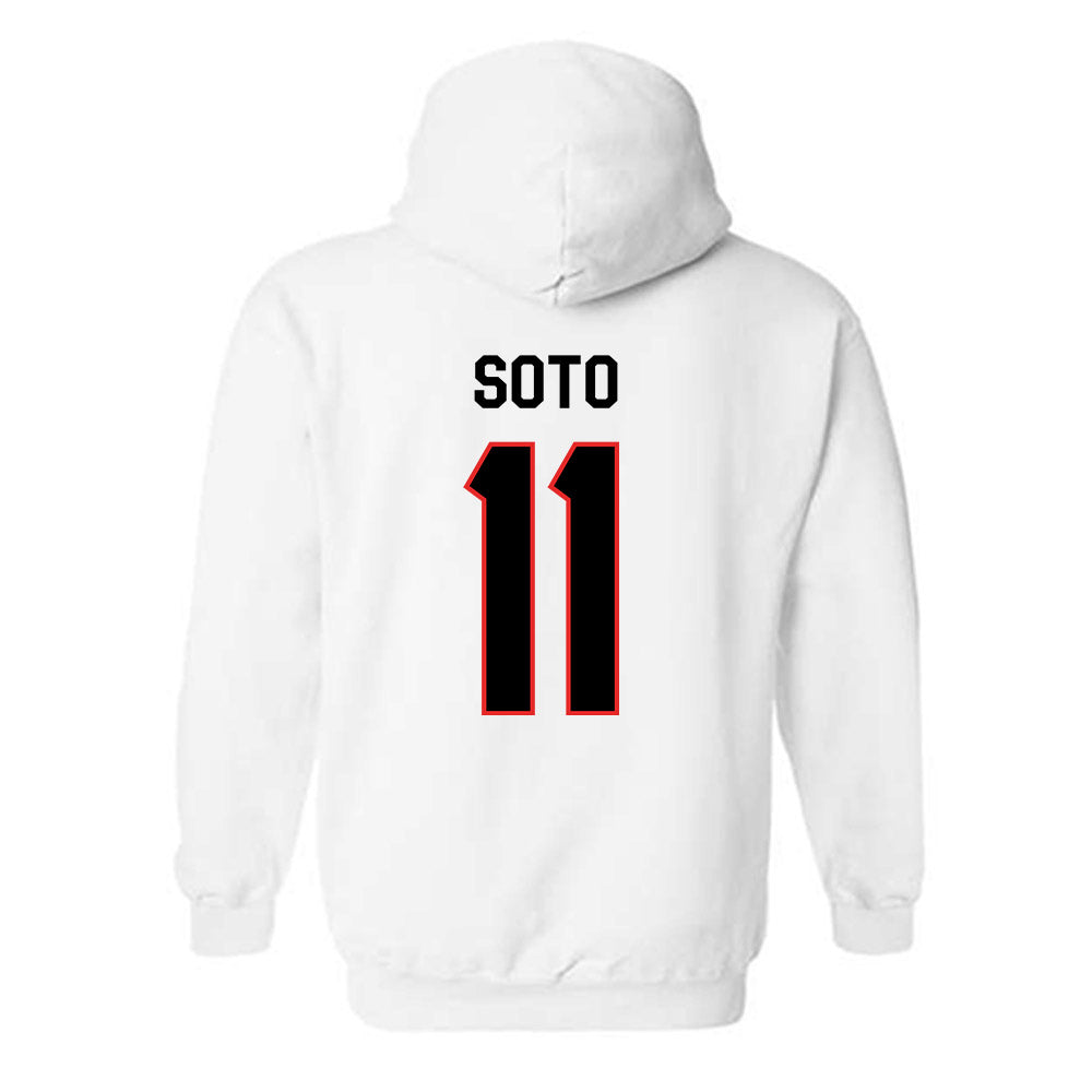 Texas Tech - NCAA Women's Soccer : Chloe Soto - Classic Shersey Hooded Sweatshirt-1