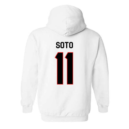 Texas Tech - NCAA Women's Soccer : Chloe Soto - Classic Shersey Hooded Sweatshirt-1