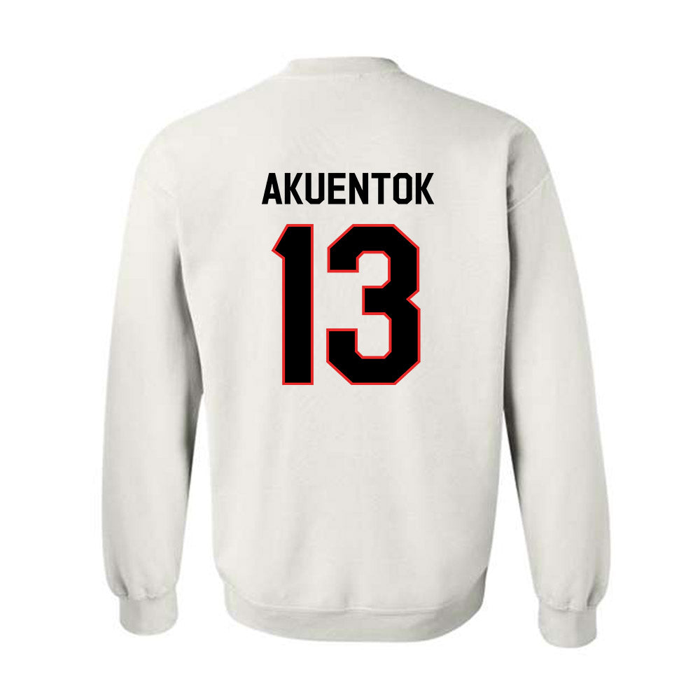 Texas Tech - NCAA Men's Basketball : Marial Akuentok - Classic Shersey Crewneck Sweatshirt-1