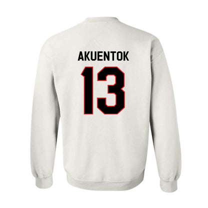 Texas Tech - NCAA Men's Basketball : Marial Akuentok - Classic Shersey Crewneck Sweatshirt-1