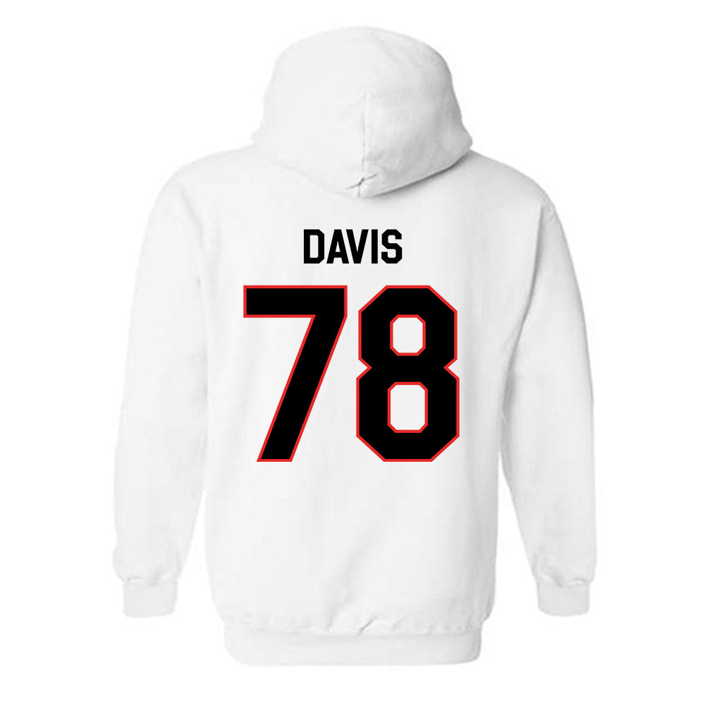Texas Tech - NCAA Football : Ellis Davis - Classic Shersey Hooded Sweatshirt-1