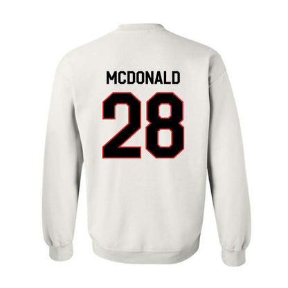 Texas Tech - NCAA Football : Bray Mcdonald - Classic Shersey Crewneck Sweatshirt-1