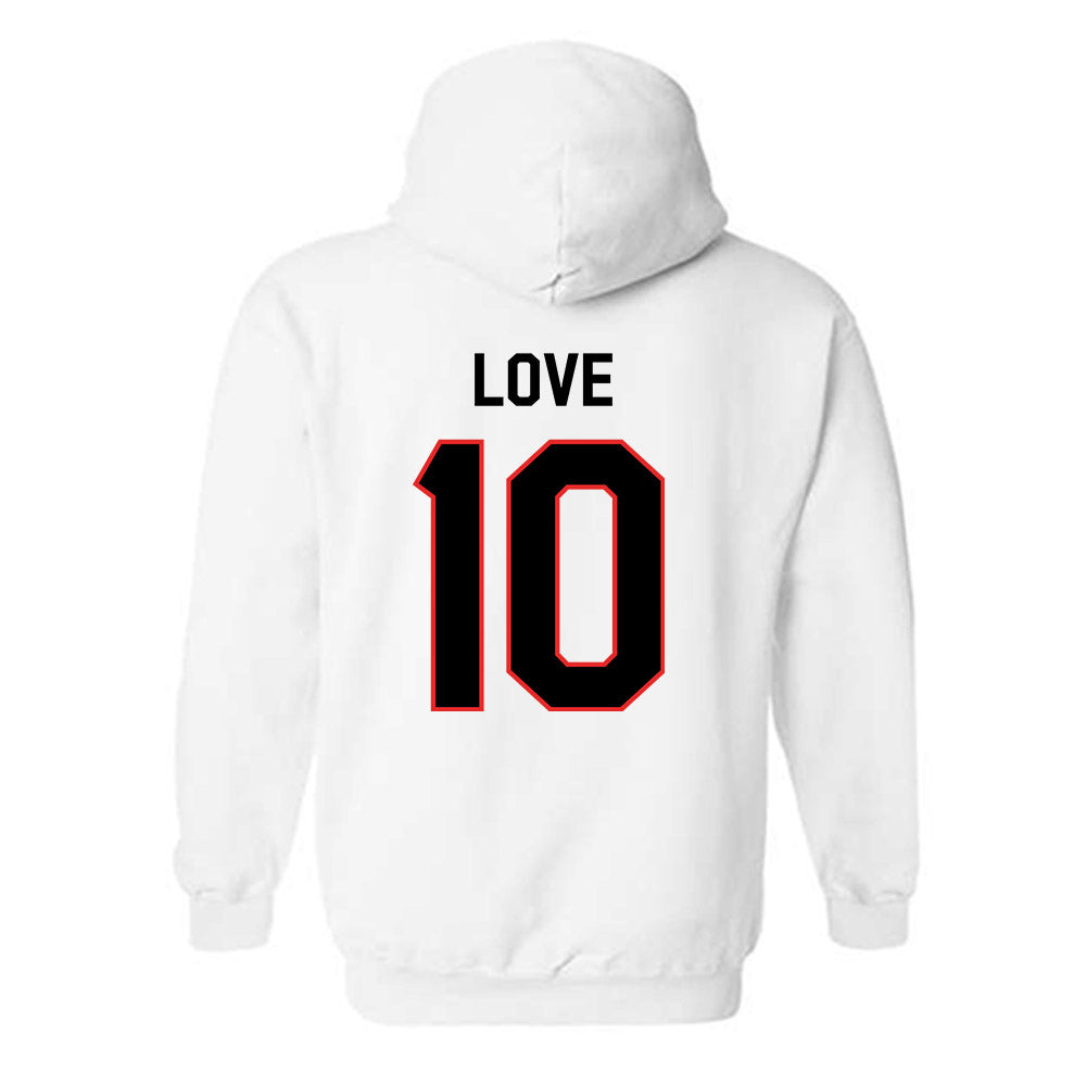 Texas Tech - NCAA Women's Basketball : Sidney Love - Classic Shersey Hooded Sweatshirt-1