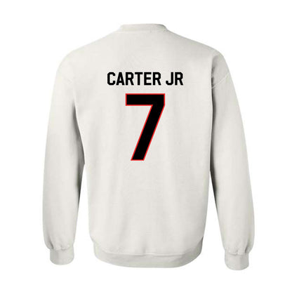 Texas Tech - NCAA Football : Terrance Carter Jr - Classic Shersey Crewneck Sweatshirt-1