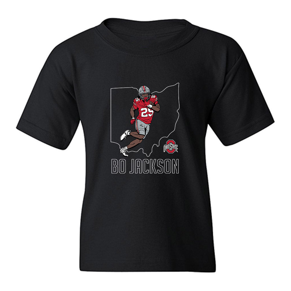 Ohio State - NCAA Football : Bo Jackson - Youth T-Shirt-0