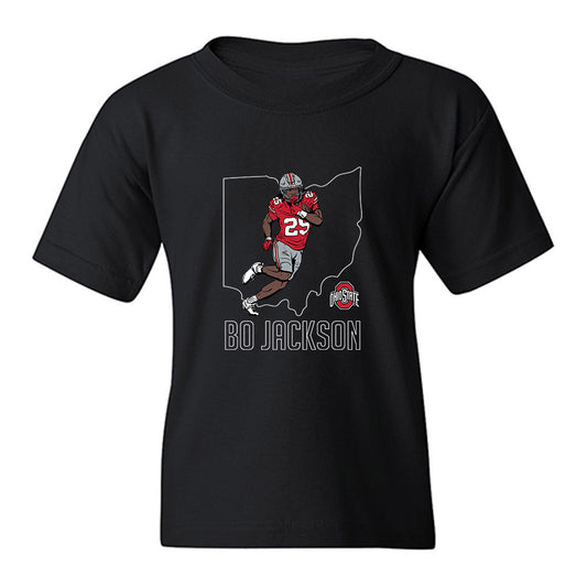 Ohio State - NCAA Football : Bo Jackson - Youth T-Shirt-0
