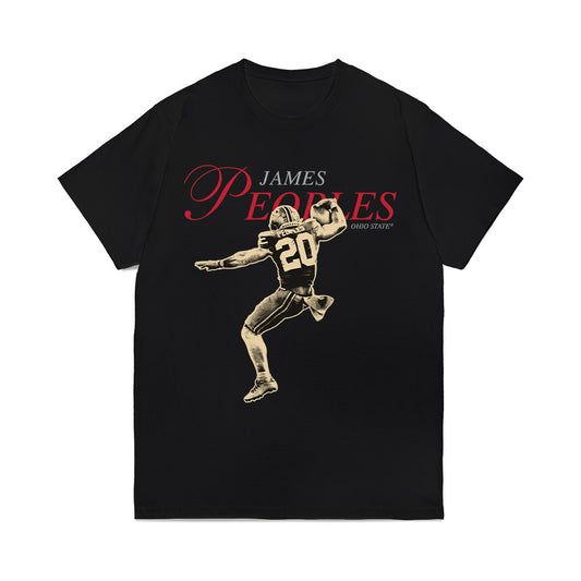 Ohio State - NCAA Football : James Peoples - Legacy Comfort Colors T-Shirt-0