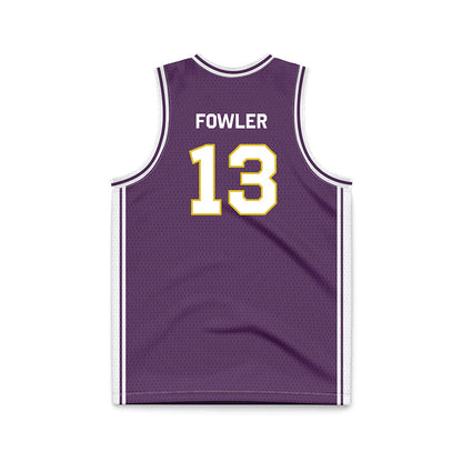 JMU - NCAA Men's Basketball : Preston Fowler - Vintage Dukes Basketball Jersey-1