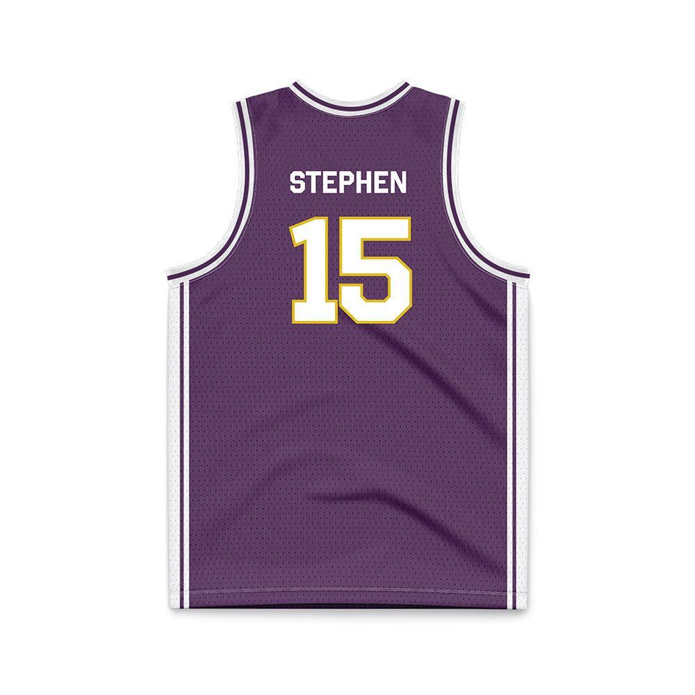 JMU - NCAA Men's Basketball : Joshua Stephen - Vintage Dukes Basketball Jersey-1