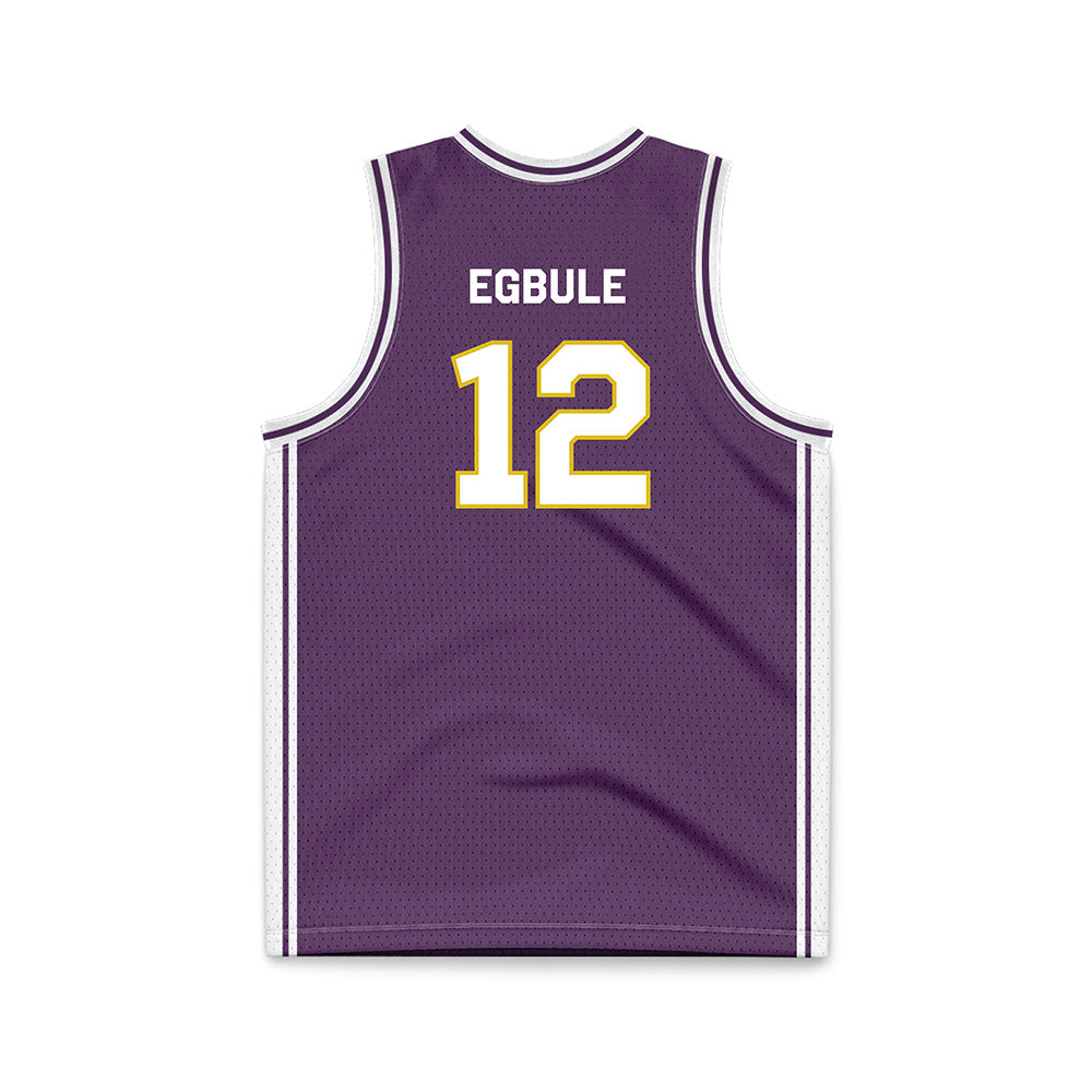 JMU - NCAA Men's Basketball : Oriekose Egbule - Vintage Dukes Basketball Jersey-1