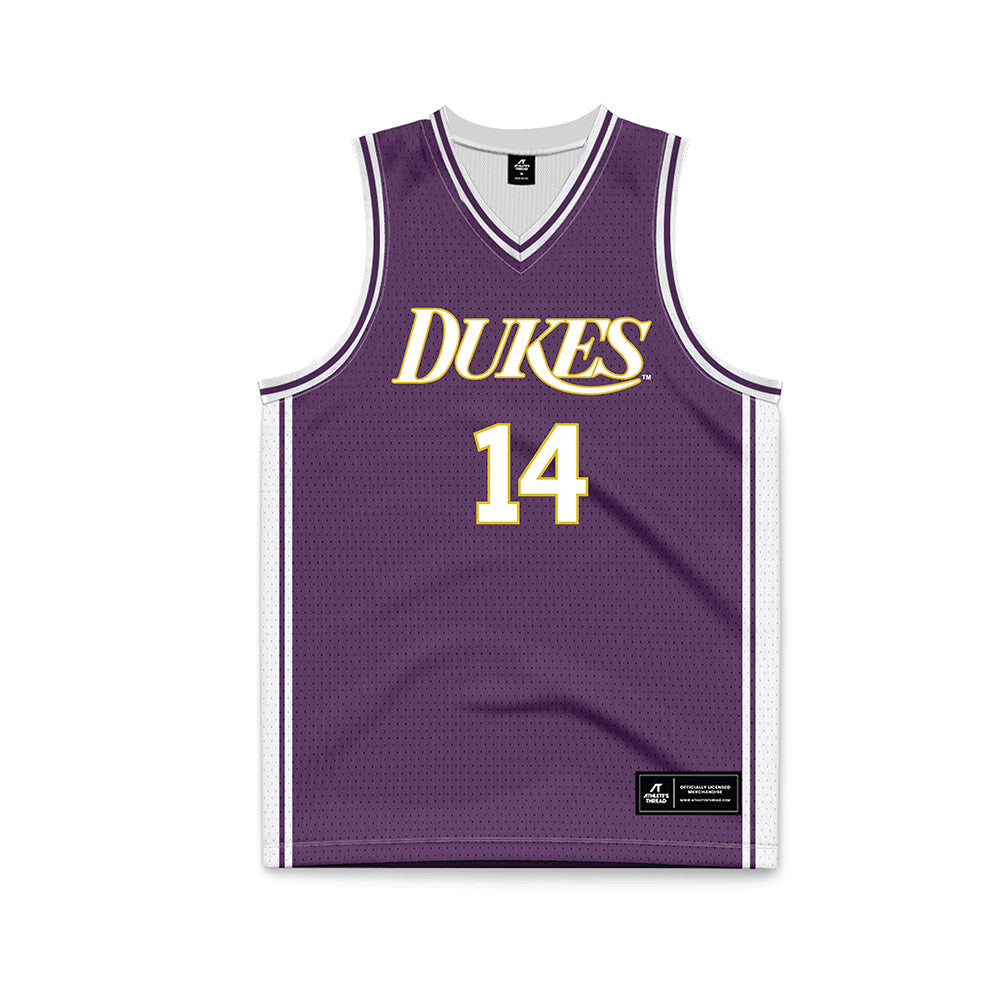 JMU - NCAA Women's Basketball : Regina Walton - Vintage Dukes Basketball Jersey-0