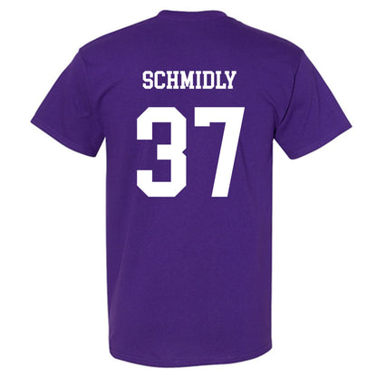 JMU - NCAA Baseball : Ike Schmidly - Vintage Dukes T-Shirt-1
