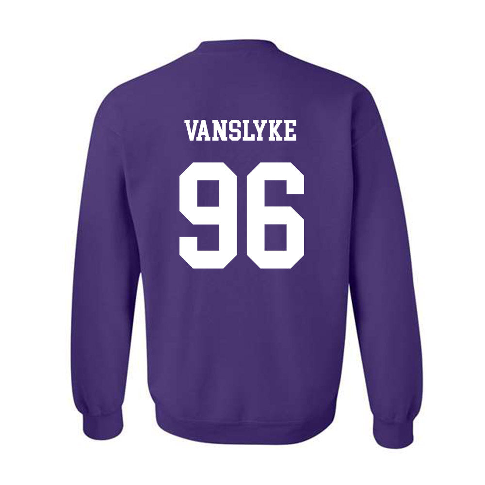 JMU - NCAA Football : Andrew VanSlyke - Vintage Dukes Crewneck Sweatshirt-1