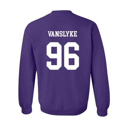 JMU - NCAA Football : Andrew VanSlyke - Vintage Dukes Crewneck Sweatshirt-1