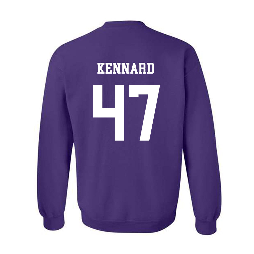 JMU - NCAA Football : Josiah Kennard - Vintage Dukes Crewneck Sweatshirt-1