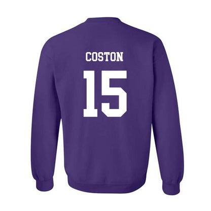 JMU - NCAA Women's Soccer : Bailey Coston - Vintage Dukes Crewneck Sweatshirt-1