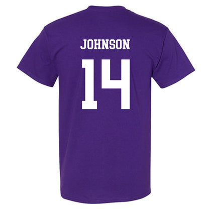 JMU - NCAA Softball : Taylor Johnson - Vintage Dukes T-Shirt-1