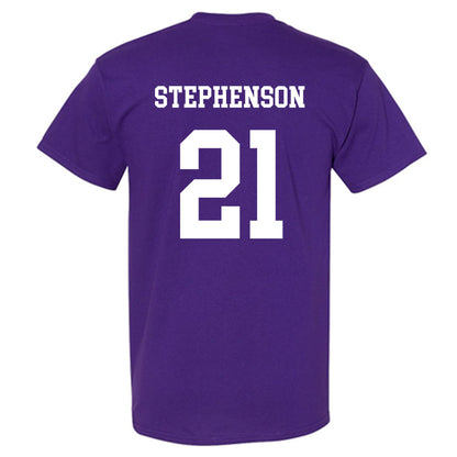 JMU - NCAA Women's Basketball : Zakiya Stephenson - Vintage Dukes T-Shirt-1