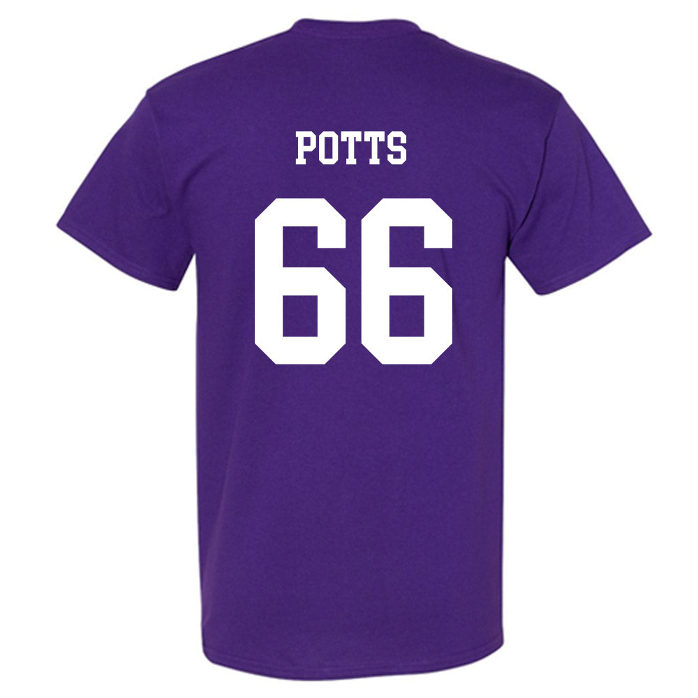 JMU - NCAA Football : Cole Potts - Vintage Dukes T-Shirt-1