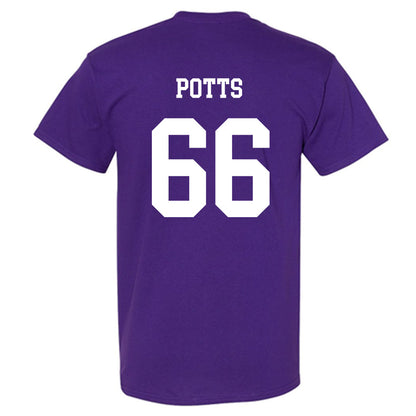JMU - NCAA Football : Cole Potts - Vintage Dukes T-Shirt-1
