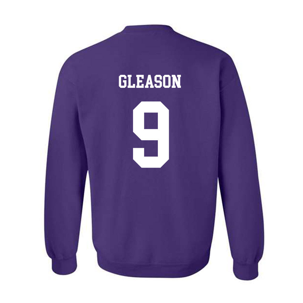 JMU - NCAA Softball : Kylee Gleason - Vintage Dukes Crewneck Sweatshirt-1