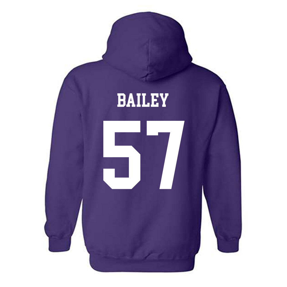 JMU - NCAA Football : Jacob Bailey - Vintage Dukes Hooded Sweatshirt-1