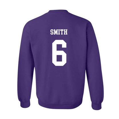 JMU - NCAA Softball : Lili Smith - Vintage Dukes Crewneck Sweatshirt-1