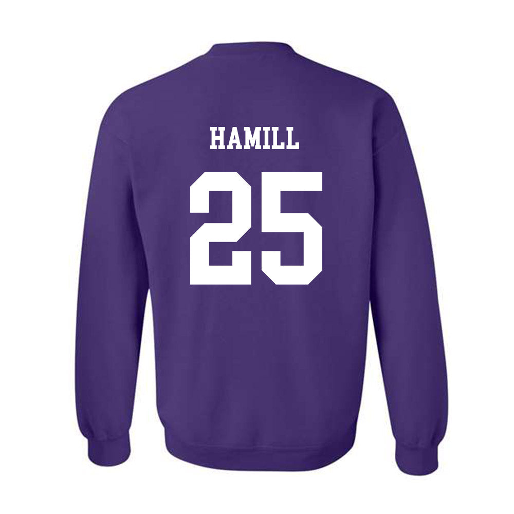 JMU - NCAA Football : Jackson Hamill - Vintage Dukes Crewneck Sweatshirt-1