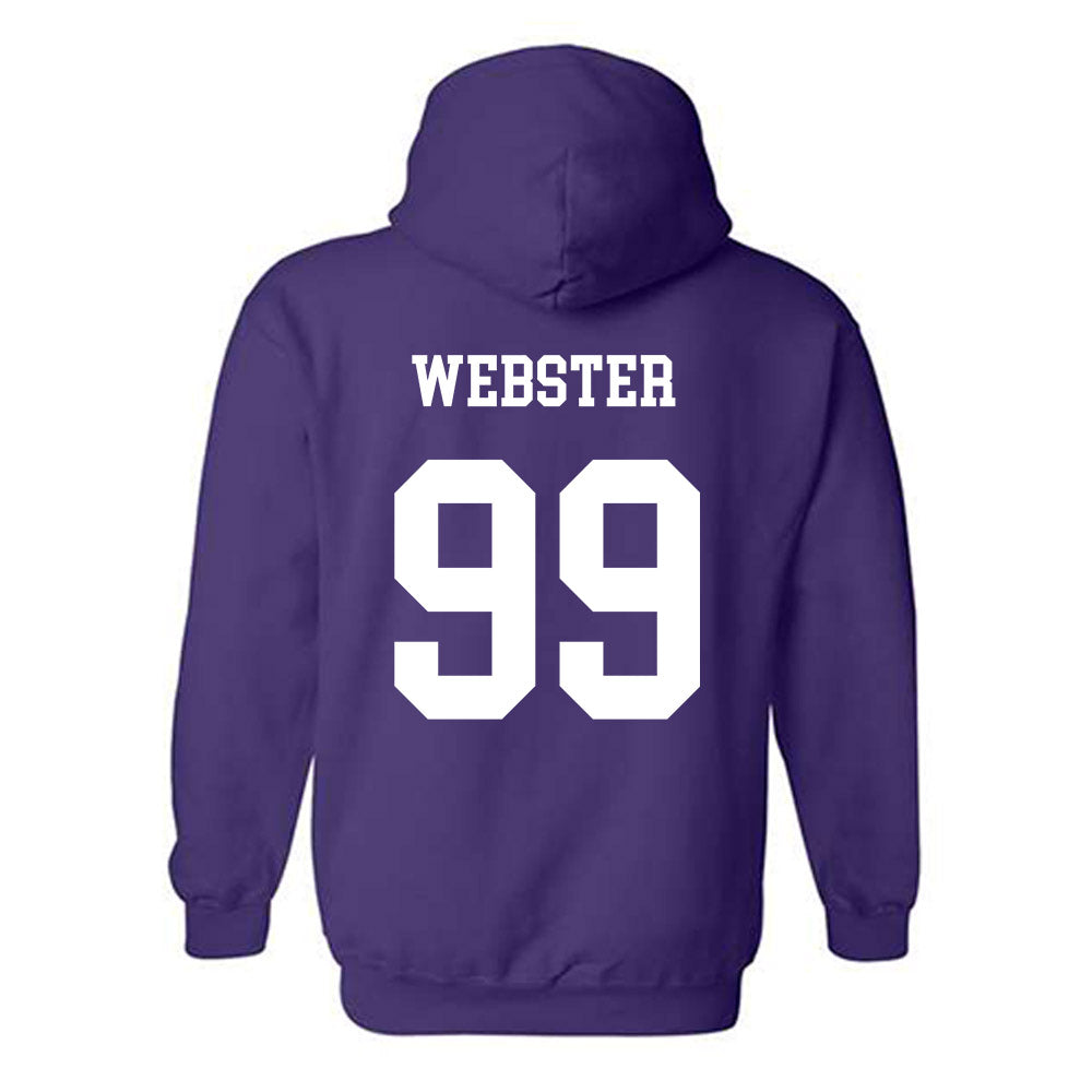 JMU - NCAA Football : Cole Webster - Vintage Dukes Hooded Sweatshirt-1