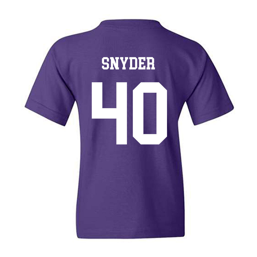 JMU - NCAA Football : Jackson Snyder - Vintage Dukes Youth T-Shirt-1