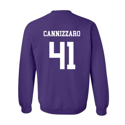 JMU - NCAA Baseball : Jack Cannizzaro - Vintage Dukes Crewneck Sweatshirt-1