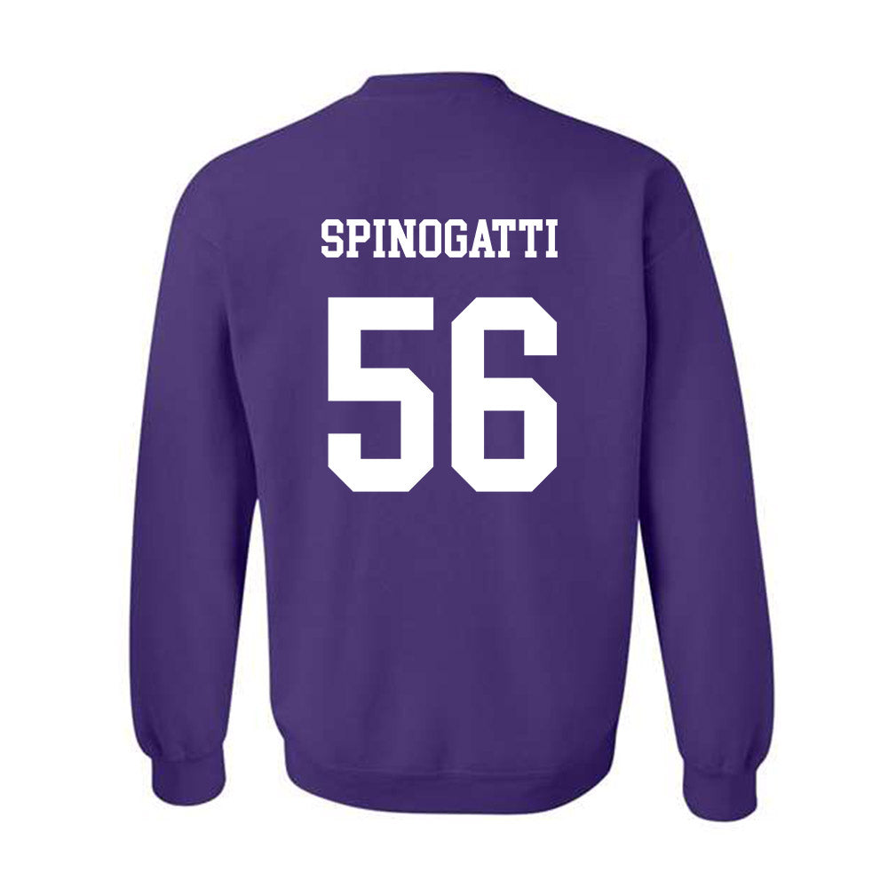 JMU - NCAA Football : Drew Spinogatti - Vintage Dukes Crewneck Sweatshirt-1