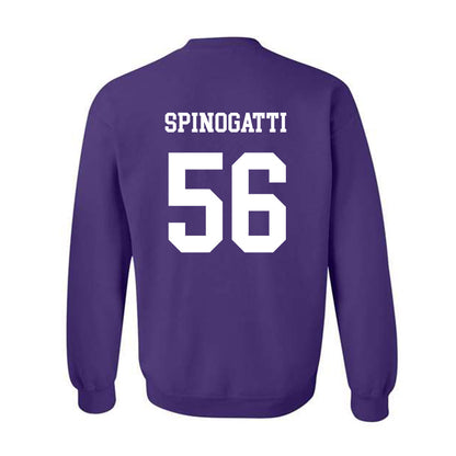 JMU - NCAA Football : Drew Spinogatti - Vintage Dukes Crewneck Sweatshirt-1