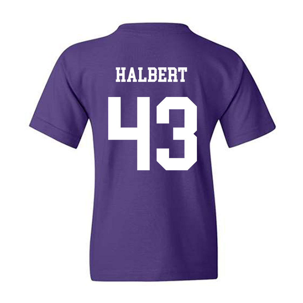 JMU - NCAA Football : Miles Halbert - Vintage Dukes Youth T-Shirt-1