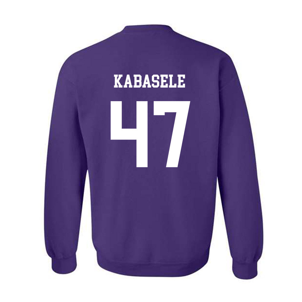 JMU - NCAA Football : Kevin Kabasele - Vintage Dukes Crewneck Sweatshirt-1