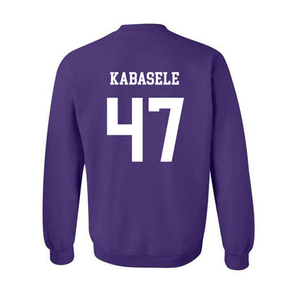 JMU - NCAA Football : Kevin Kabasele - Vintage Dukes Crewneck Sweatshirt-1