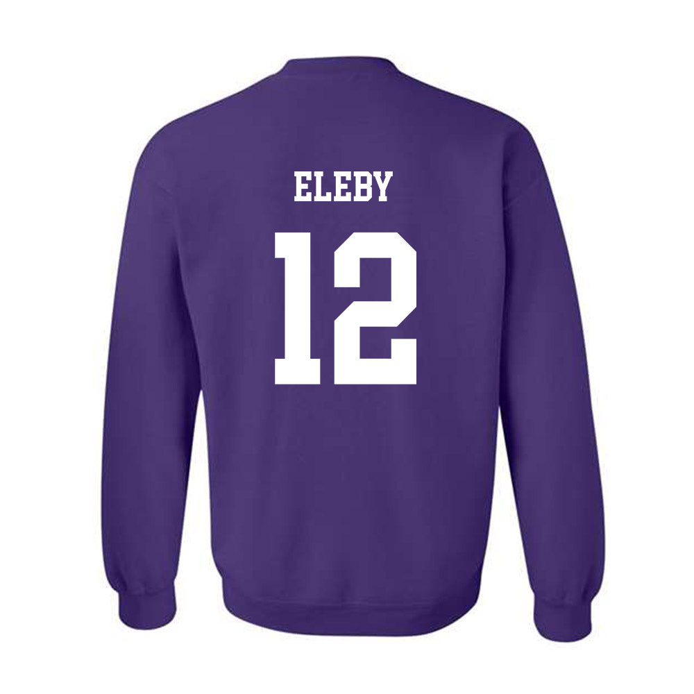 JMU - NCAA Women's Basketball : Jemma Eleby - Vintage Dukes Crewneck Sweatshirt-1