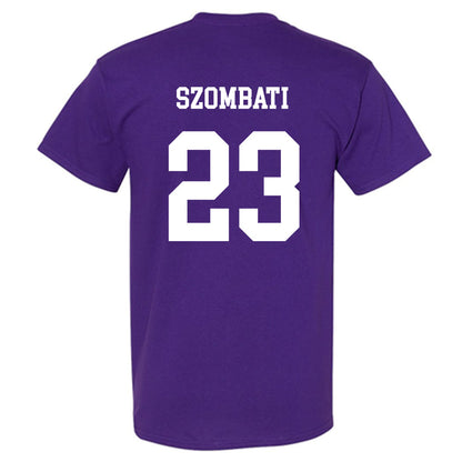 JMU - NCAA Women's Soccer : Kata Szombati - Vintage Dukes T-Shirt-1
