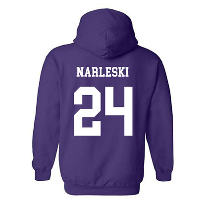 JMU - NCAA Women's Field Hockey : Julie Narleski - Vintage Dukes Hooded Sweatshirt-1