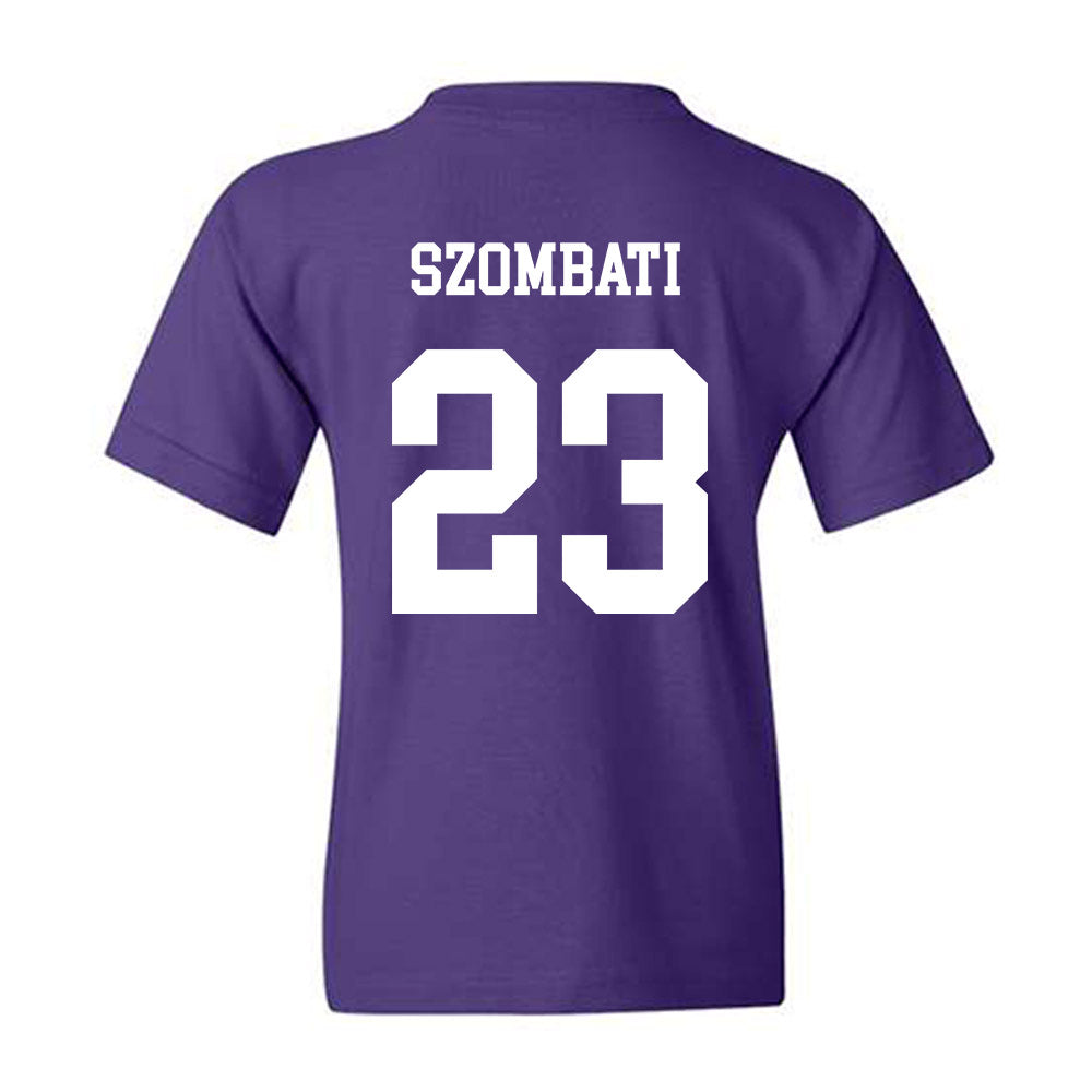 JMU - NCAA Women's Soccer : Kata Szombati - Vintage Dukes Youth T-Shirt-1