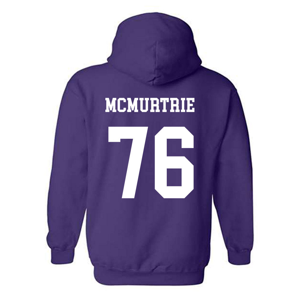 JMU - NCAA Football : Patrick McMurtrie - Vintage Dukes Hooded Sweatshirt-1
