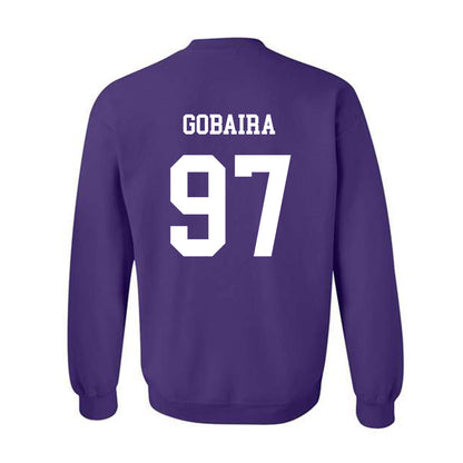 JMU - NCAA Football : Aiden Gobaira - Vintage Dukes Crewneck Sweatshirt-1