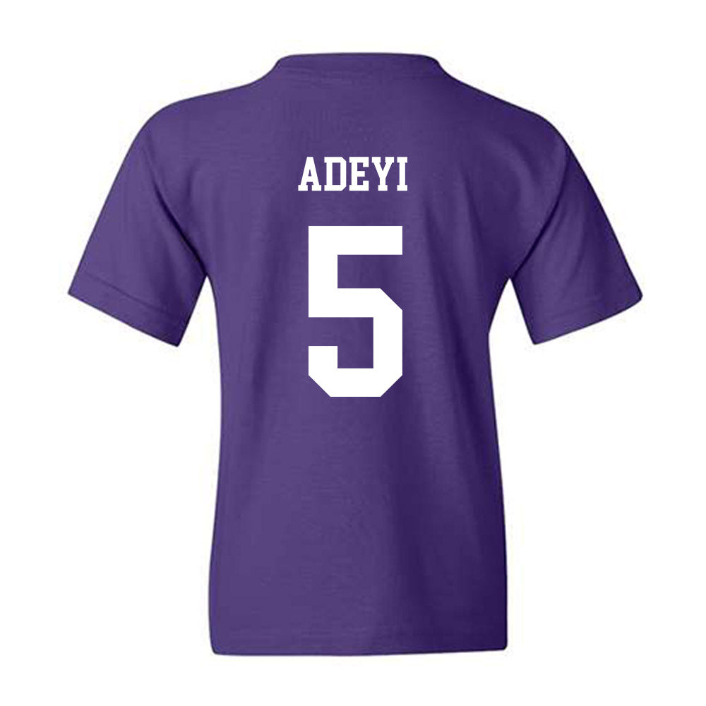 JMU - NCAA Football : Ayo Adeyi - Vintage Dukes Youth T-Shirt-1