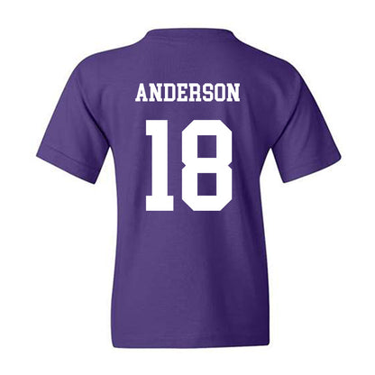 JMU - NCAA Baseball : Jack Anderson - Vintage Dukes Youth T-Shirt-1