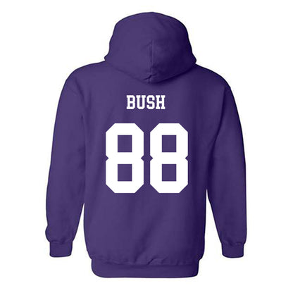 JMU - NCAA Football : Kells Bush - Vintage Dukes Hooded Sweatshirt-1