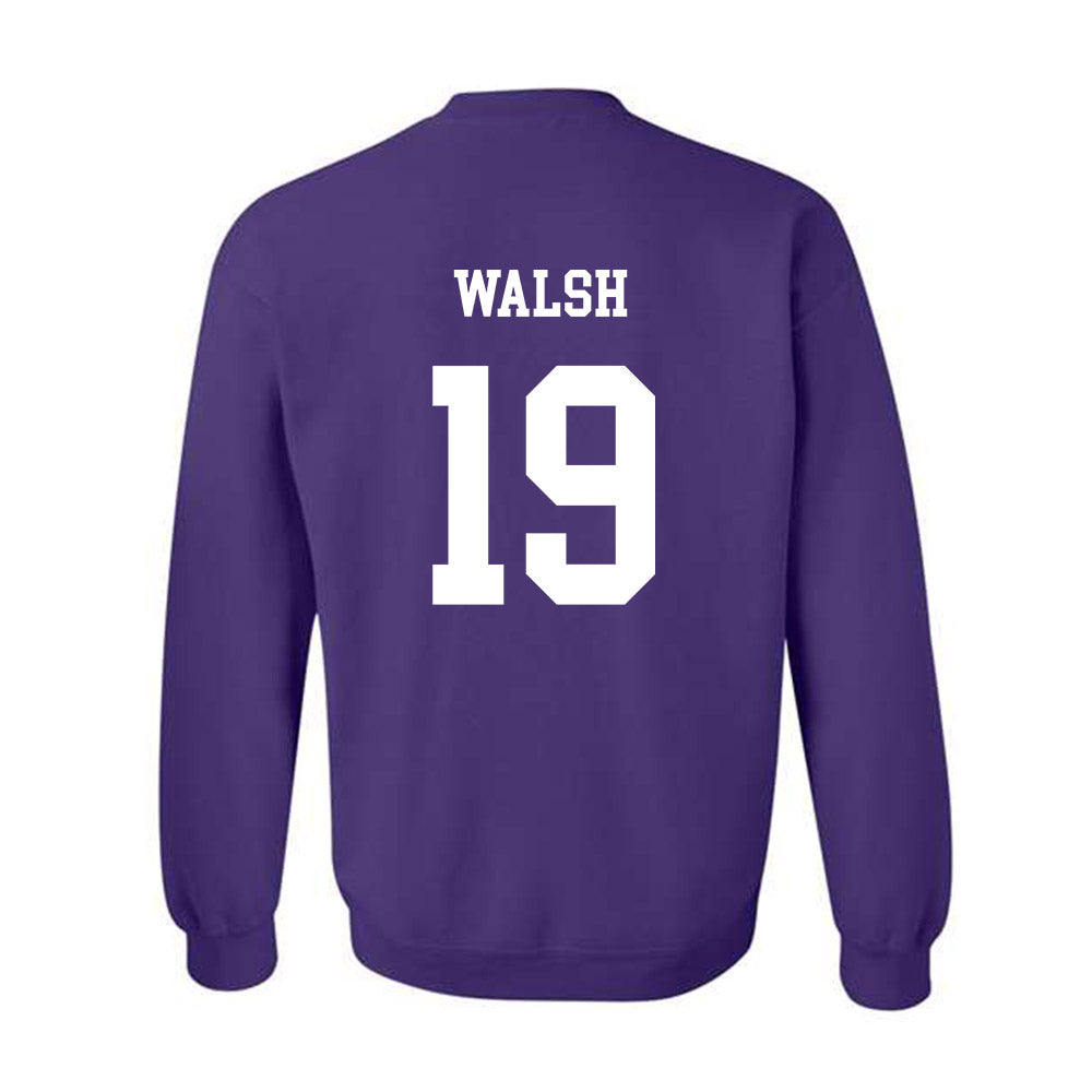 JMU - NCAA Men's Soccer : Ryan Walsh - Vintage Dukes Crewneck Sweatshirt-1