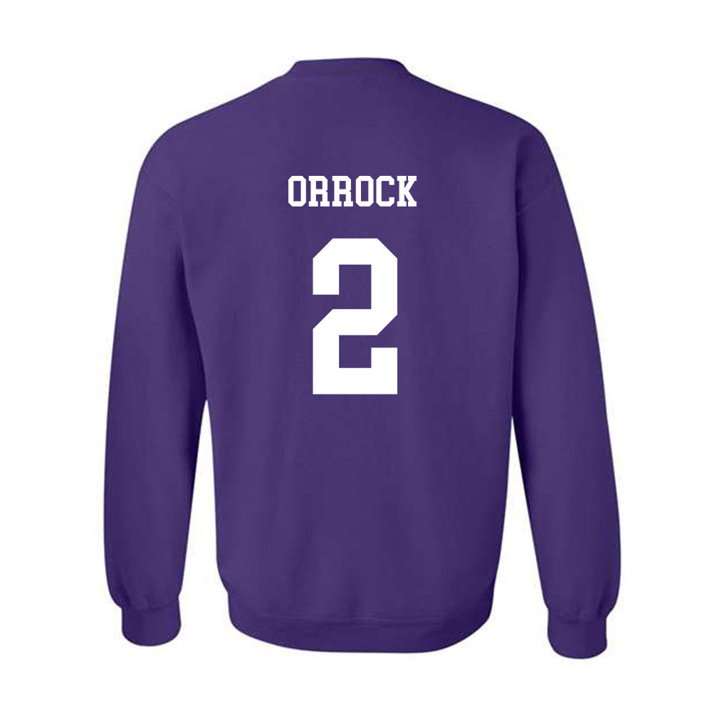 JMU - NCAA Women's Soccer : Audrey Orrock - Vintage Dukes Crewneck Sweatshirt-1