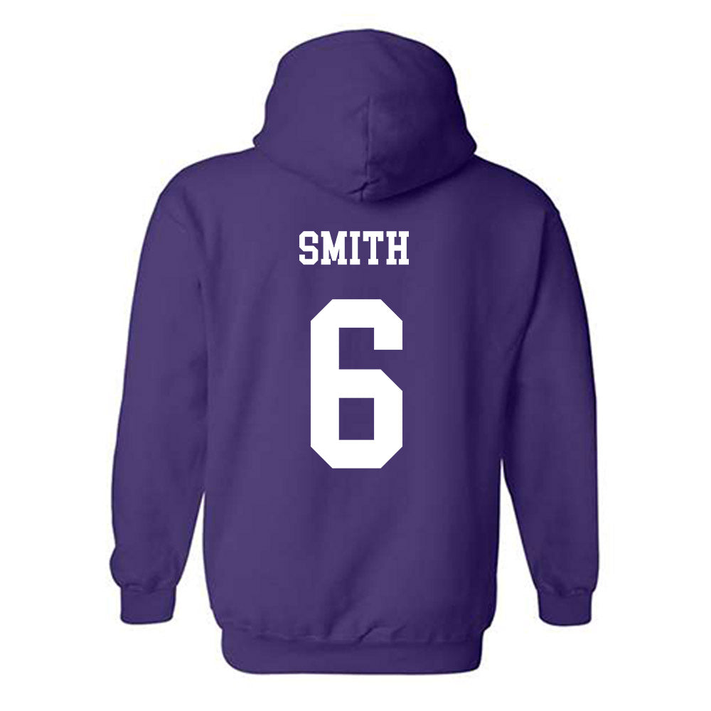 JMU - NCAA Softball : Lili Smith - Vintage Dukes Hooded Sweatshirt-1