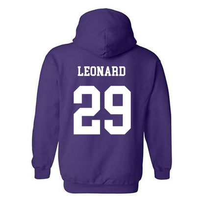 JMU - NCAA Football : Tre Leonard - Vintage Dukes Hooded Sweatshirt-1