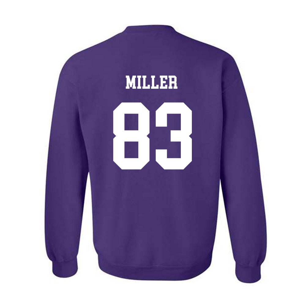JMU - NCAA Football : Chase Miller - Vintage Dukes Crewneck Sweatshirt-1